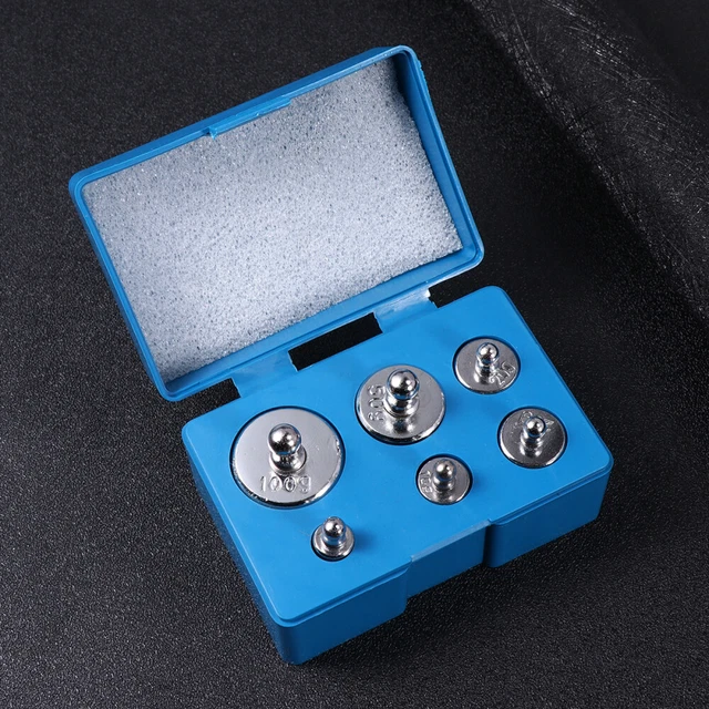 17pcs Calibration Weight, 10mg-100g Scale Calibration Weights, Calibration Weight Kit For Digital Scale Balance, General Laboratory