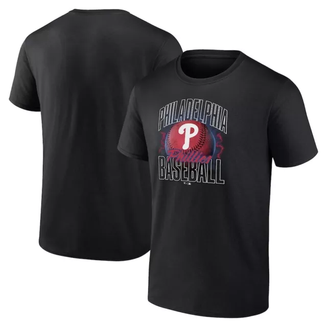 HOT!! Philadelphia Phillies Baseball Match Up T-Shirt - Black