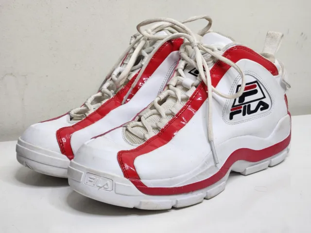 FILA Grant Hill 2 OG "Red Trim" - 1BM00637-114 White/Red/Black Mens Size 10