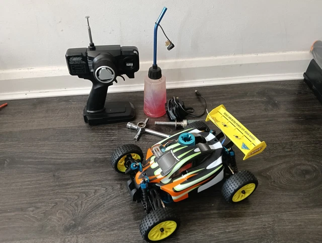 FAST NITRO CAR 1:16 4WD buggy ACME NB16 HSP METEOR RC 1/18 chaos Mini ...