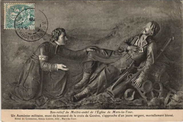 CPA MARS-LA-TOUR Master Altar of the Church Relief MILITARY WAR 1870 (47215)