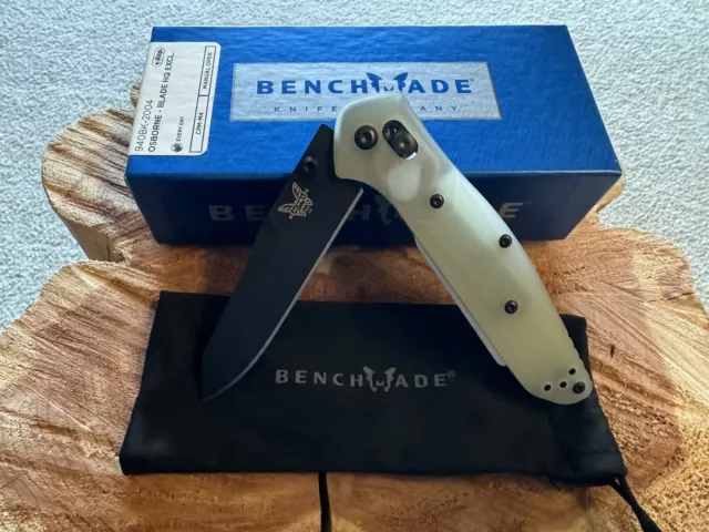 New Benchmade Osborne 940BK-2004 Natural Jade G10 M4 DLC Blade HQ Exclusive