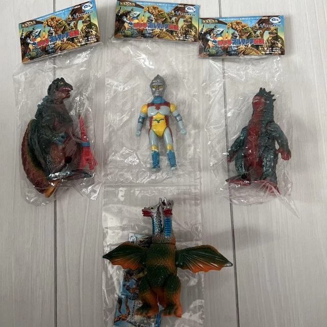Out Of Print Bullmark Legend Godzilla King Ghidorah Jet Jaguar Balun