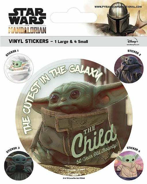 6 Star Wars Mandalorian Aufkleber Vinyl - Mythosaur Produktbild-Vorschau 6