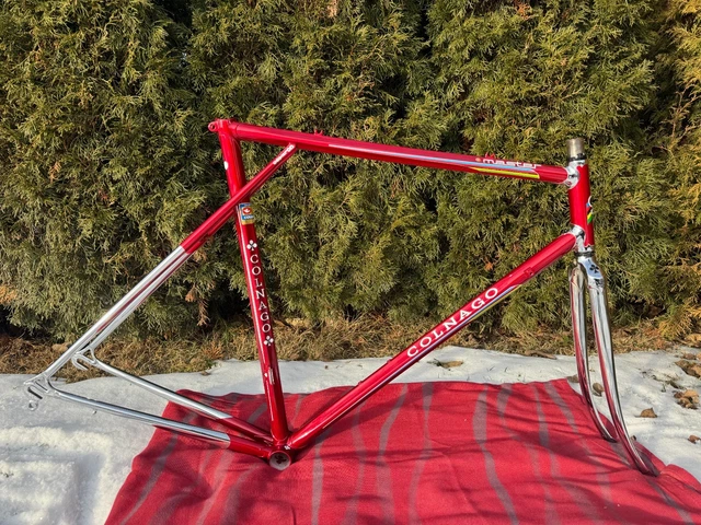 Autocollants Cadre Colnago MASTER PIU Années 80 – Décalcomanies Blanches Neuves