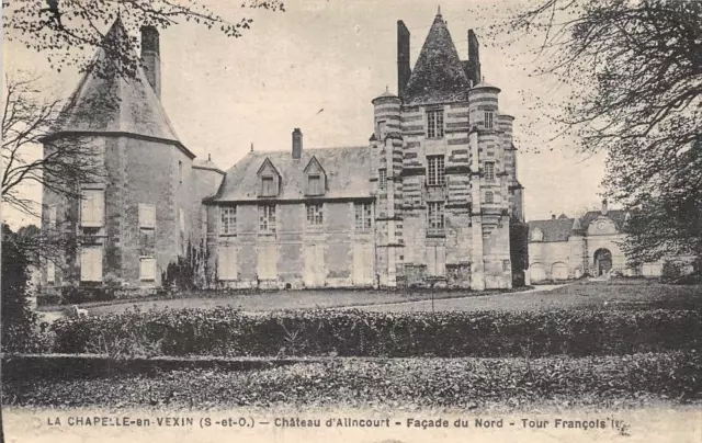Cpa 95 La Chapelle En Vexin Chateau D'allincourt