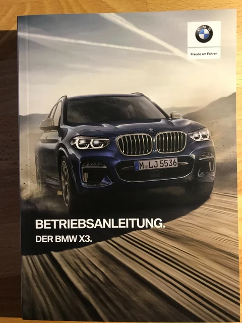 Bmw X3 G01 Bedienungsanleitung Deutsch Pdf BMW X3 G01 2021 Betriebsanleitung 2021 Bedienungsanleitung M40i M40d