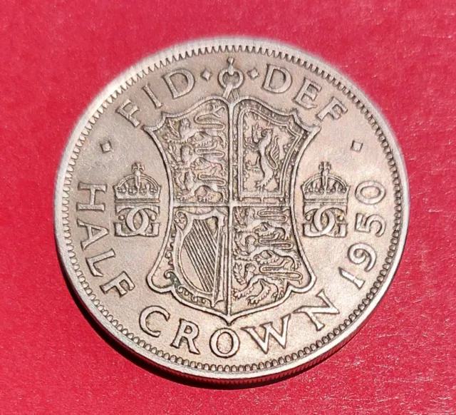 Piece de monnaie - Royaume Uni - Half Crown - 1950 - George VI