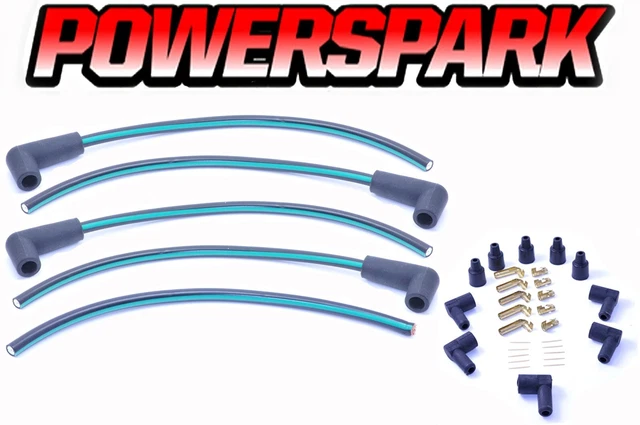 Cavi Candele Powerspark Bumblebee 7mm Nucleo Rame - Lunghezze Metriche (L99PM_CBB7)