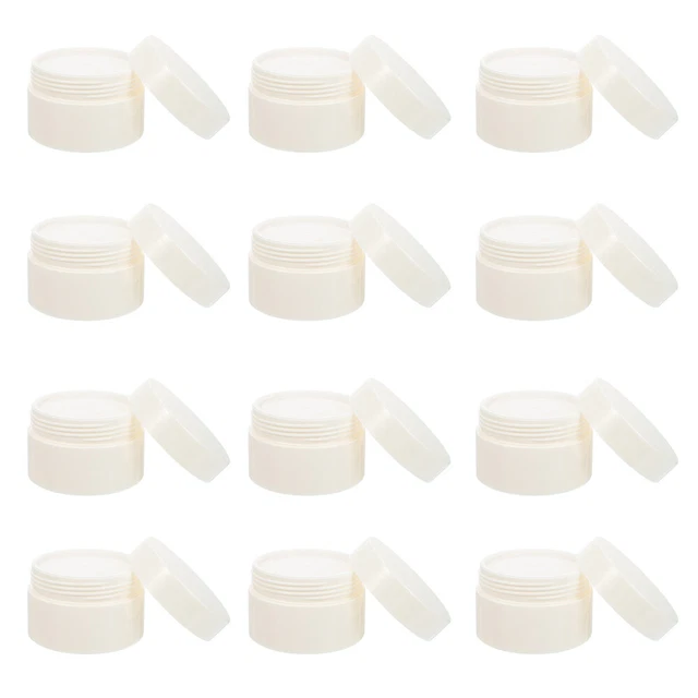 12 piezas crema facial cajas crema para ojos almacenamiento botellas vacías cosméticos