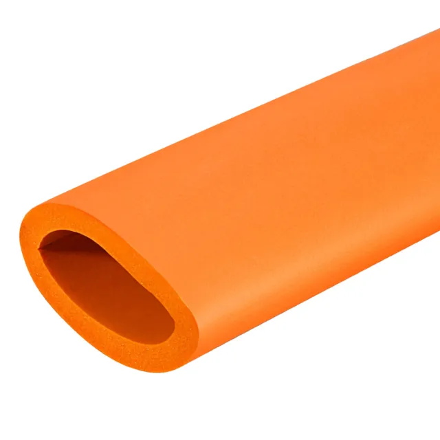 Foam Grip Tubing Handle Grips 35mm ID 47mm OD 3.3ft Orange for Tools Handle