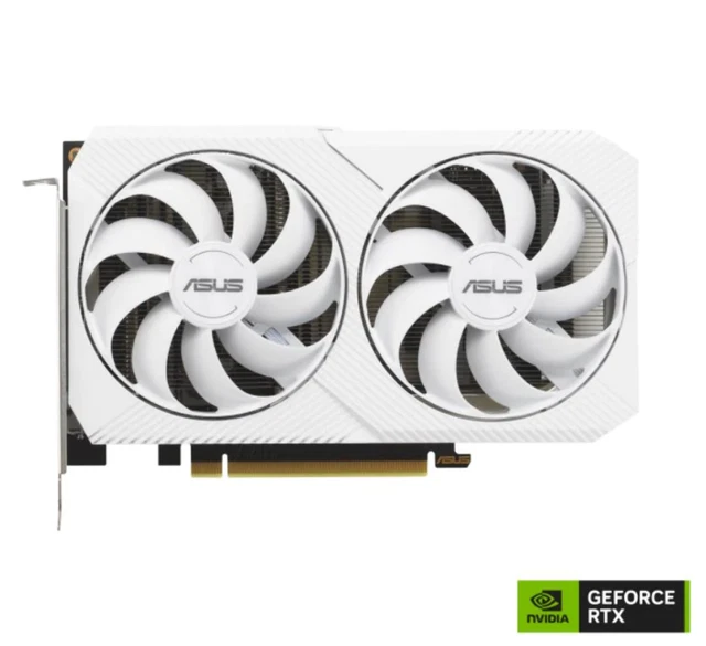 ASUS nVidia GeForce DUAL-RTX3060-O8G-WHITE White Edition 8GB GDDR6, 1867 MHz Boo