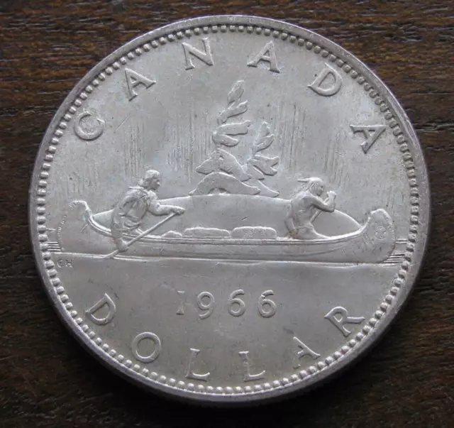 Zaldi2010 - Canada , 1 Dollar 1966 , Plata