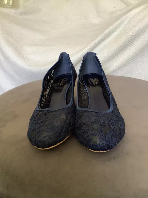 Womens navy shoes size 7 sale