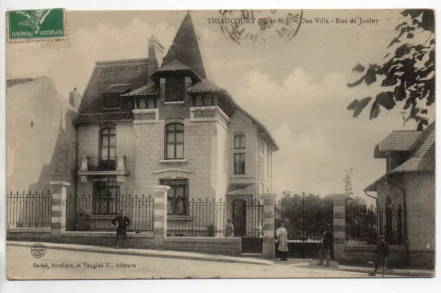 THIAUCOURT - Meurthe et Moselle - CPA 54 - une belle villa, rue de Jaulny