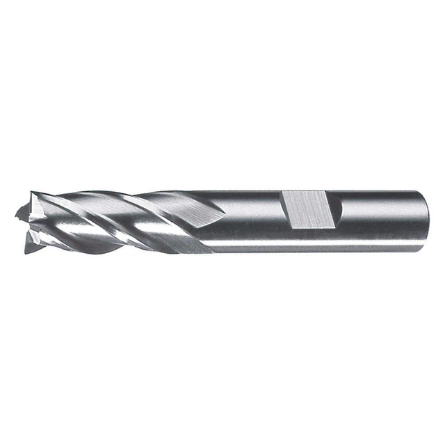 CLEVELAND C75103 Sq. End Mill,Single End,HSS,15.00mm