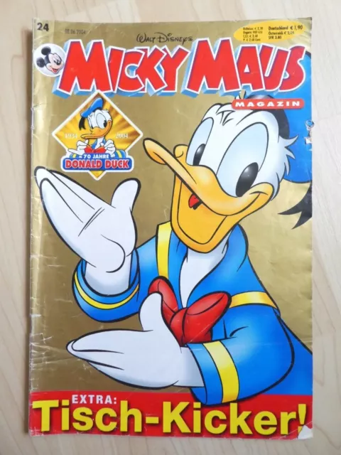 Walt Disneys Micky Maus Heft / Micky Maus Magazin Nr. 24 vom 08.06.2004