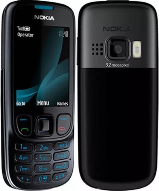 Nokia  Classic 6303i -  Schwarz (Ohne Simlock) Handy 3.2 MP