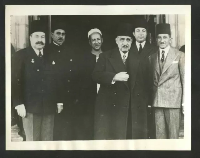 Original Egyptian Premier Photo Nessim Pasha Cairo Kubbeh Palace Vintage 1935