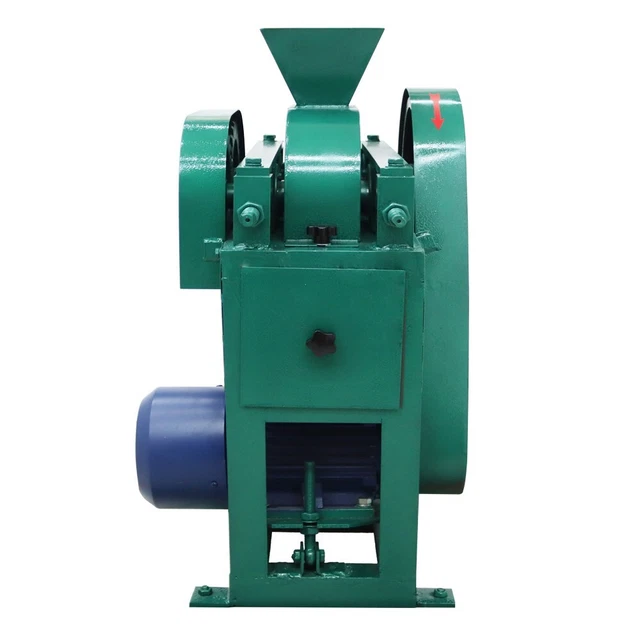 Double Roller Crusher 220V 860 kg/h Bauxite Gangue Coke Phosphorus Ore Crushing