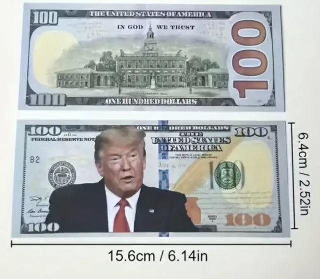 Donald Trump - Funny Money - 100 Bills in Pack - Hand out to friends!