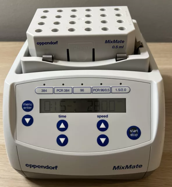 Nice Eppendorf MixMate 5353 Microplate Vortex Mixer / Shaker- CALIBRATED- M1