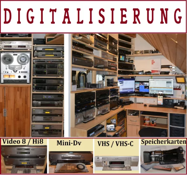 22x Video Band Mini-DV Kassette auf DVD kopieren / MiniDV Digital kopieren 2