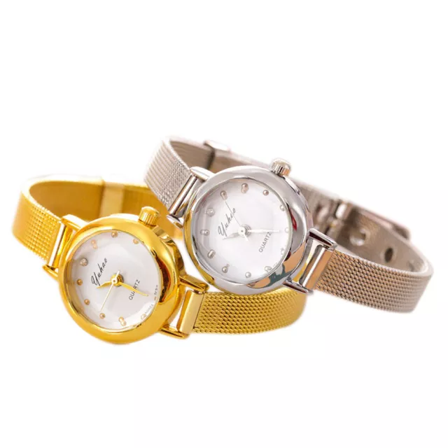 Casual Women Ladies Bracelet Watch Alloy Strap Dial Analog Quartz Wristwatch 2