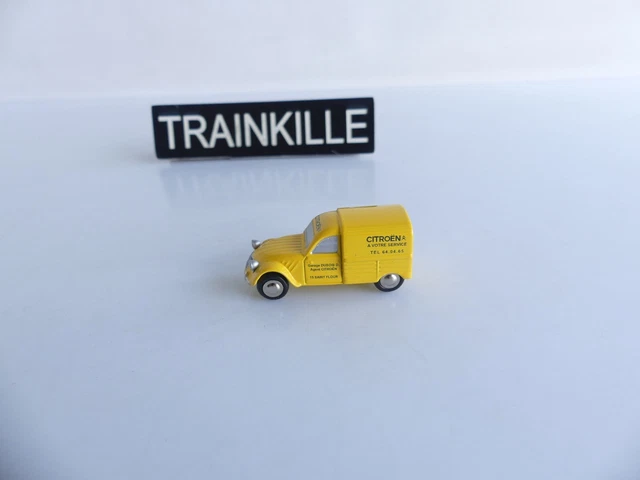 Coffret Miniature Schuco Piccolo 1/90 - Citroën Type H Et 2CV 'A Votre Service' - Occasion Boîte