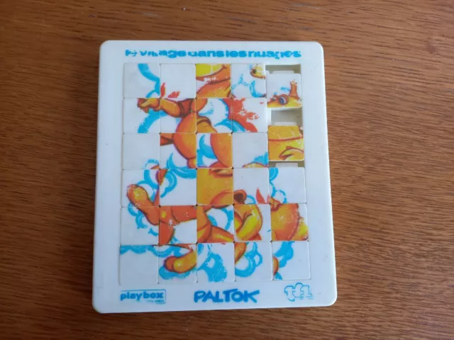 Ancien Jeu De Taquin ( Pouss Pouss ) " Le Village Dans Les Nuages " TF1