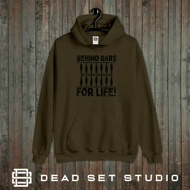 Cycling Gift For Men - Behind Bars For Life Hoodie - Mountain Bike Gifts