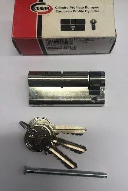 Euro cylinder OEM Tesa T60 3030 Assa Abloy lock with 5 keys Wood metal PVC  Door