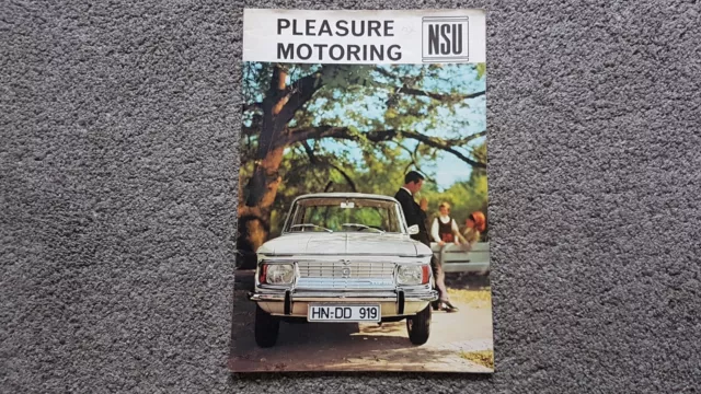 Nsu Range Sales Brochure 1960'S