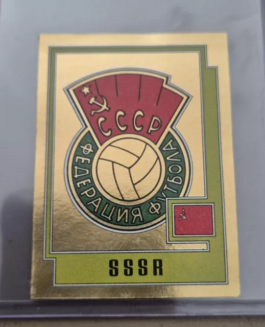 Sticker 249 SSSR RUSSIA RUSSIE Badge Euro Europa 80 Panini New Mint condition