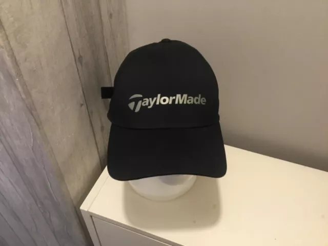 Taylormade Storm Waterproof Black Golf Cap - New Without Tags - Adjustable