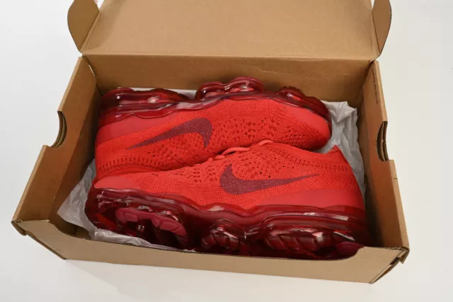 Nike Air VaporMax Flyknit 2023 Men's RED Brand new sports shoe