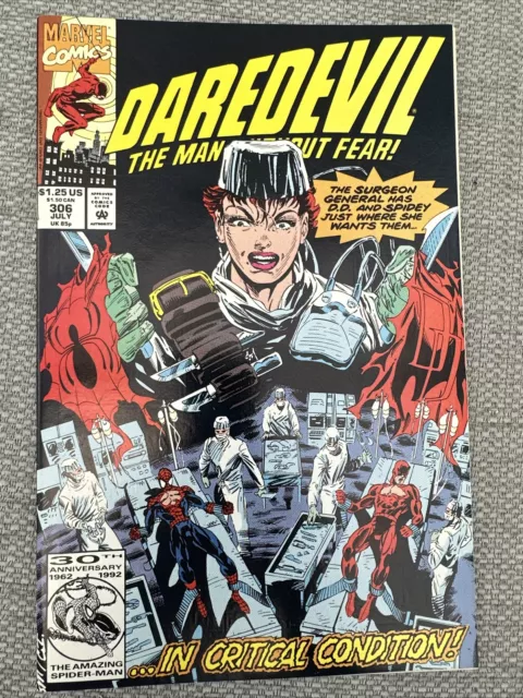 Daredevil #306 Marvel Comic Near Mint Condition July 1992