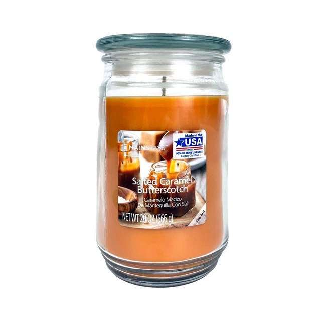 Mainstays Scented Candle Single Wick Large 20 Oz Glass Jar Valentine's Day Gift 2