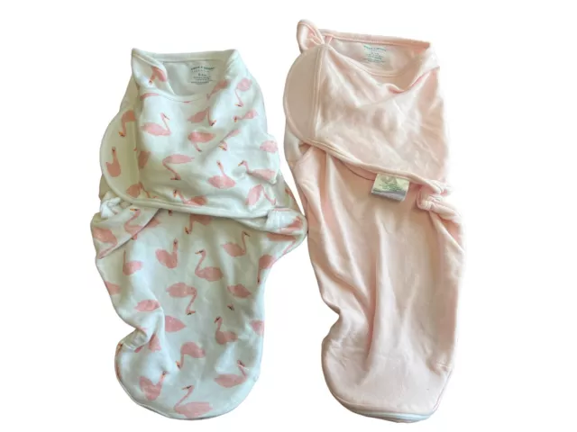 Aden & Anais Swaddle Wrap Sleep Sack  Size Small 0-3 Months Flamingo & Pink MINT