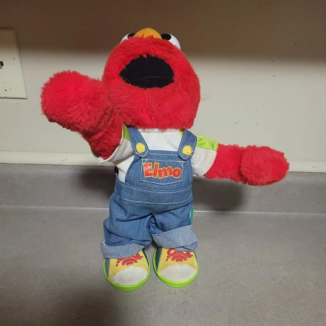 Elmo Sesame Street Lets Pretend Elmo Plush Talking Toy Doll Stuffed Fisher Price