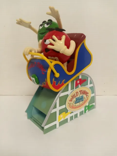 VINTAGE M&M'S WILD Thing Roller Coaster Dispenser Great Condition $9.50 ...