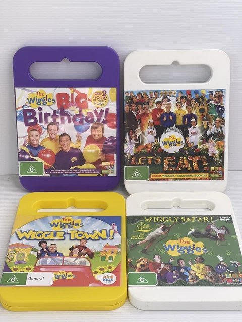 THE WIGGLES DVD 4 x Lot Bundle Region 4 PAL Original Cast Kids TV ...