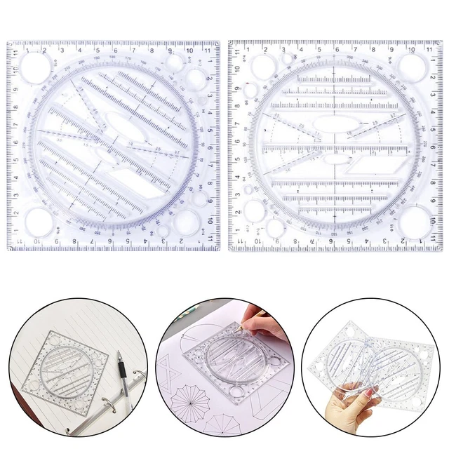 ROTATABLE MATHEMATICAL RULER for Creative Projects Easy to Use and ...