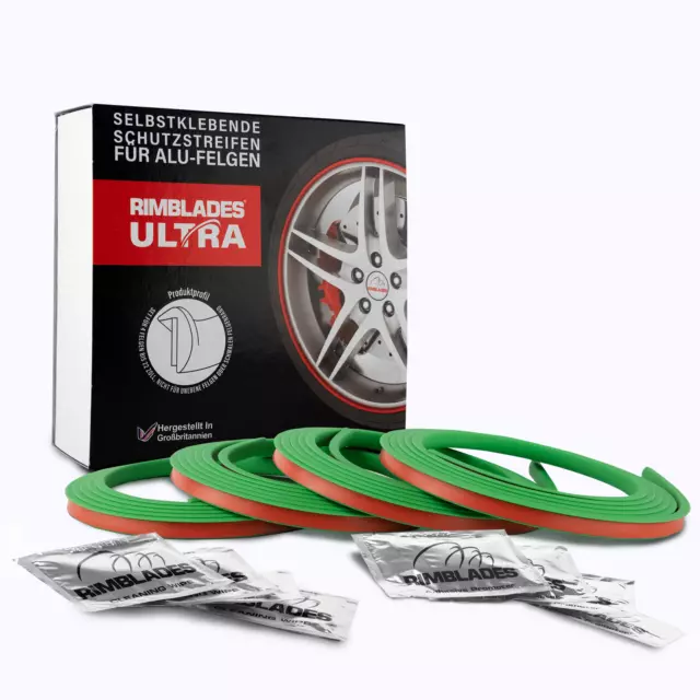 Rimblades Ultra NEU 2022 Felgenschutz Felgenringe Rim Guards GRÜN