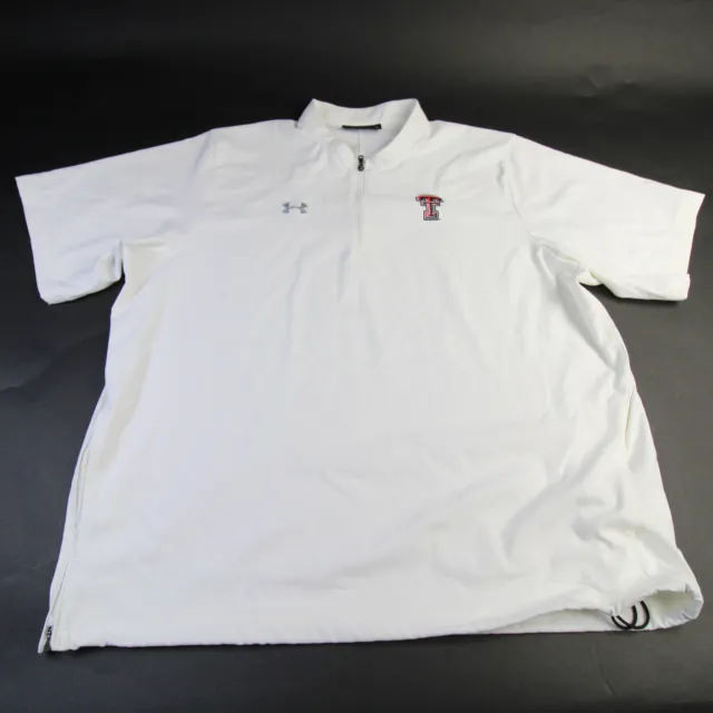 Texas Tech Red Raiders Under Armour Pullover Men's White Used