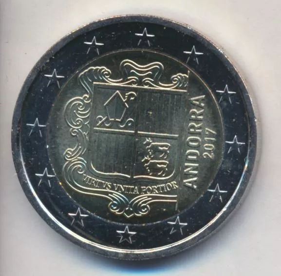 Andorra AND 9 2017 Stgl./unzirkuliert 2017 2 Euro Kursmünze