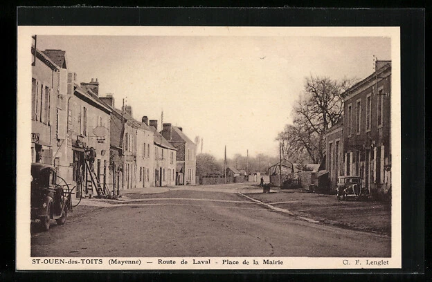 Carte Postale Ancienne – Saint-Genis-Laval, Place Du Marché (69), Noir Et Blanc, 1900