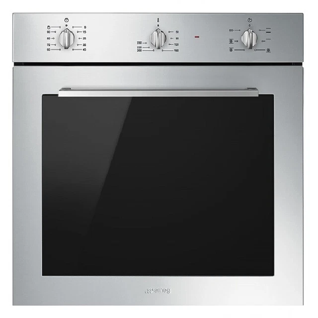 SMEG SF64M3VX Four Aéré 60 CM 6 Fonctions Inox Classe A