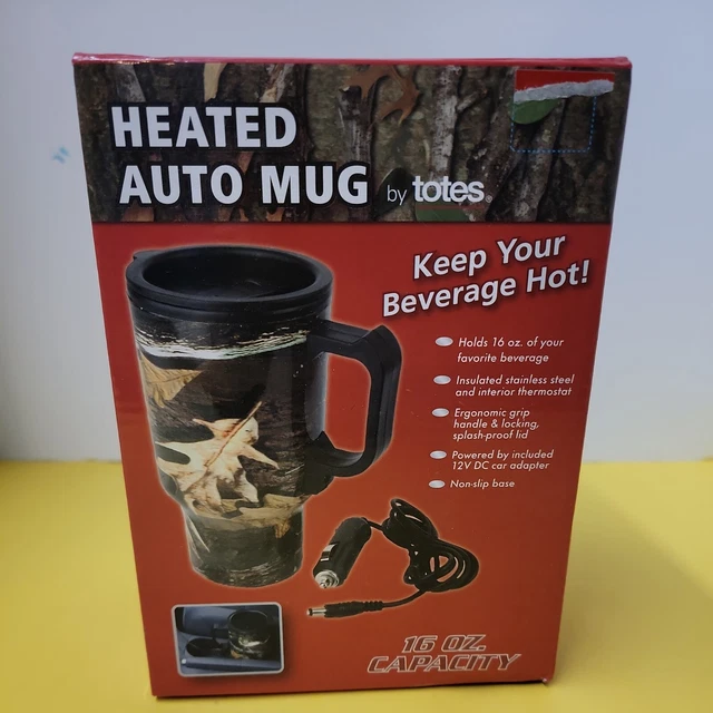 Heated Auto Mug 16 OZ. by Totes ~Brand New ~