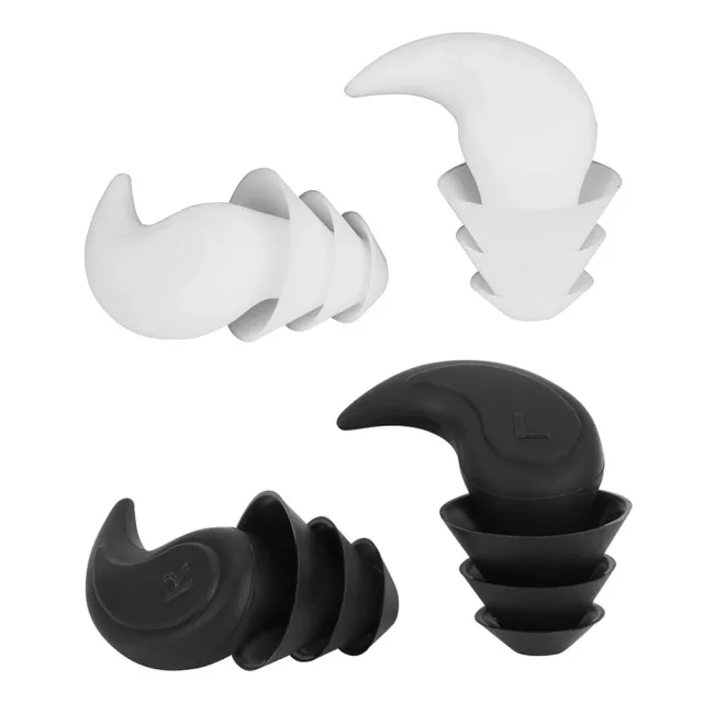 Reusable Soft Silicone Sleep Ear Plugs Tapered Noise Reduction Sound ✽